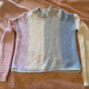 Wild Fable Pastel Striped Sweater